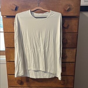 White Lululemon Long Sleeve Shirt